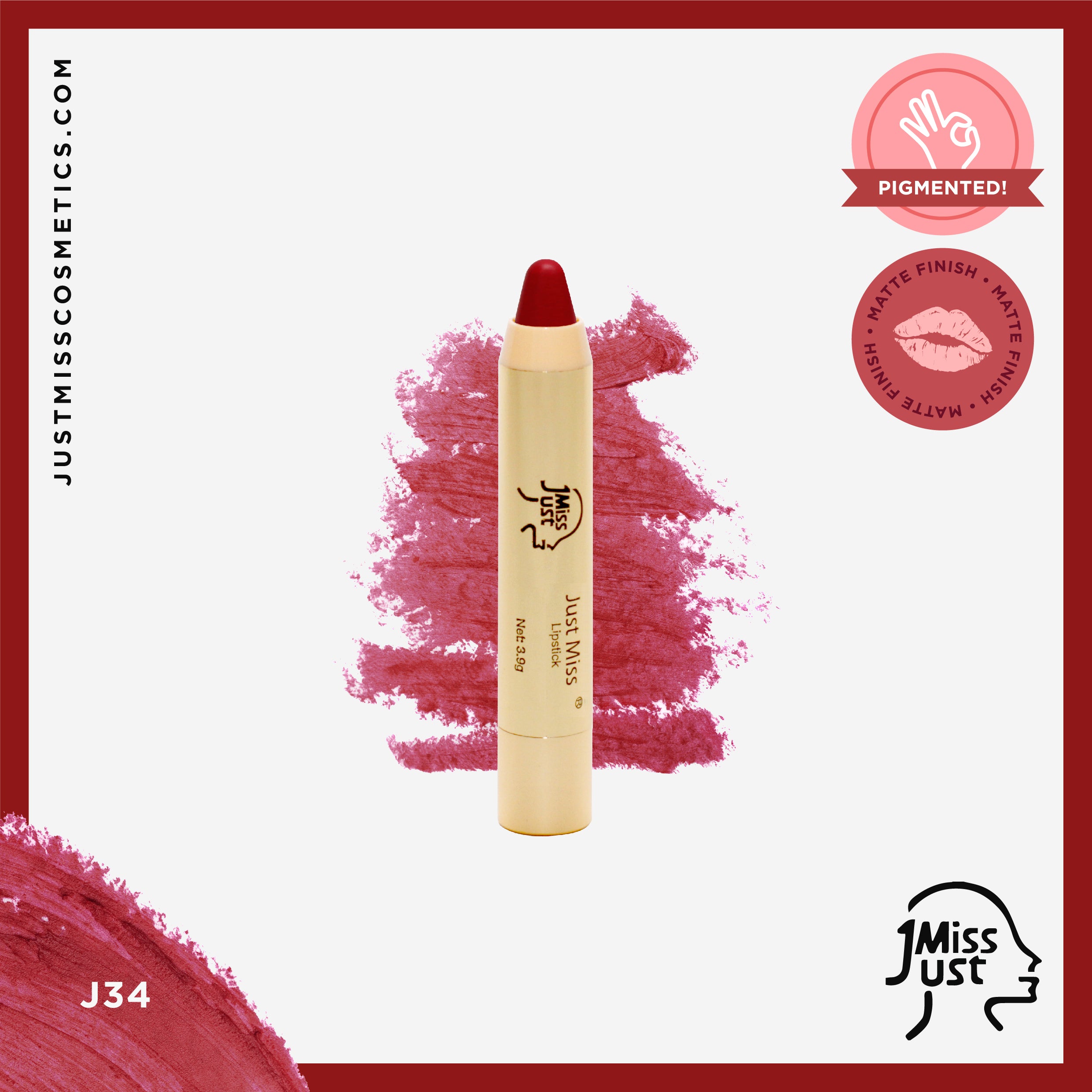 Just Miss Lipstick Pencil Gold B02