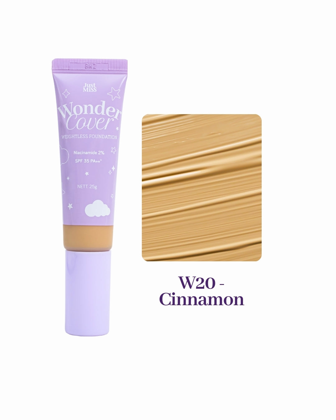 Just Miss Wonder Cover Weightless Foundation 25 GR SPF 35 PA++
