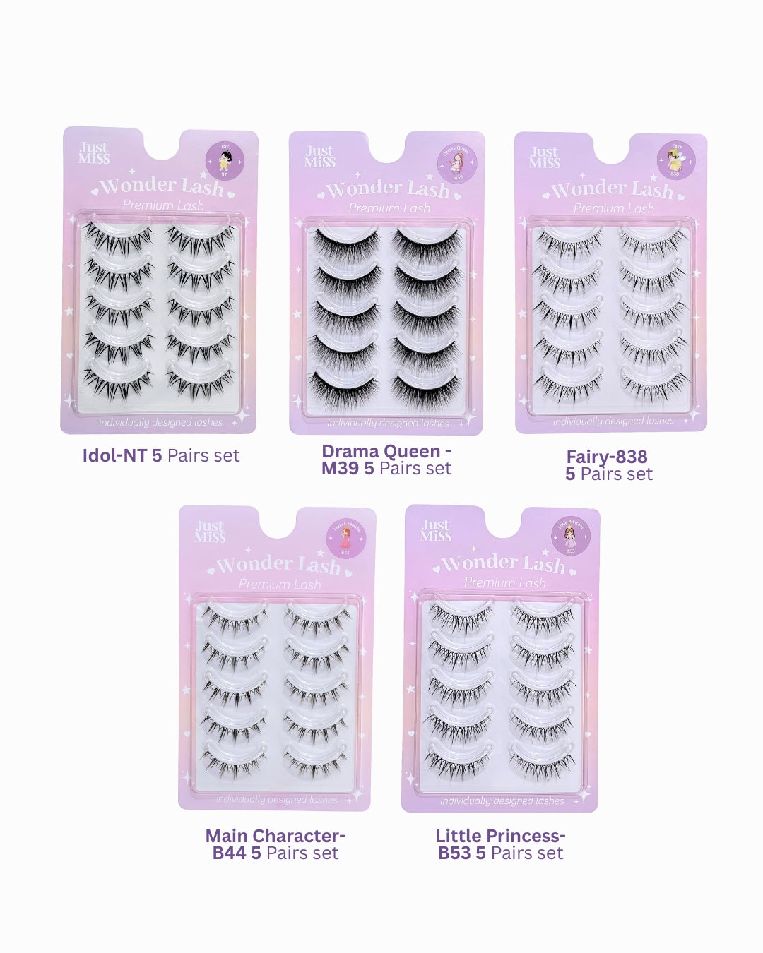 Wonder Lash 5 Pasang Set