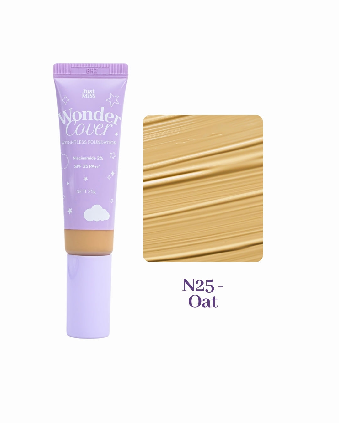 Just Miss Wonder Cover Weightless Foundation 25 GR SPF 35 PA++
