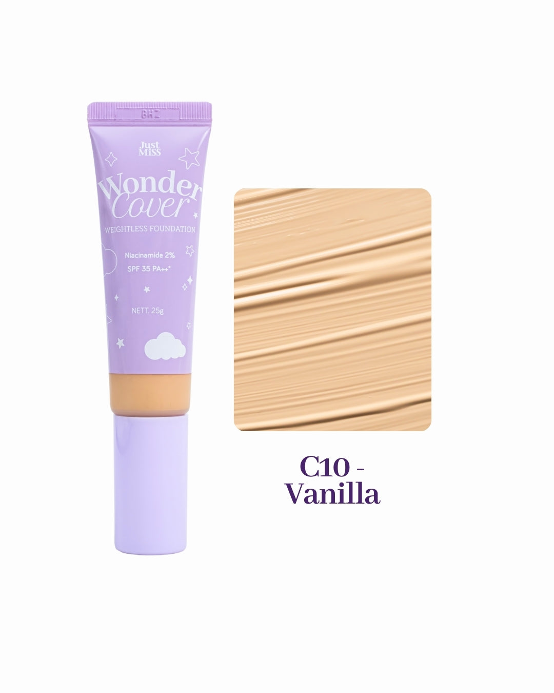 Just Miss Wonder Cover Weightless Foundation 25 GR SPF 35 PA++